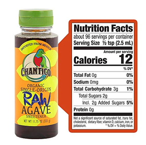 Chantico - Organic Agave Nectar Raw Syrup 333g