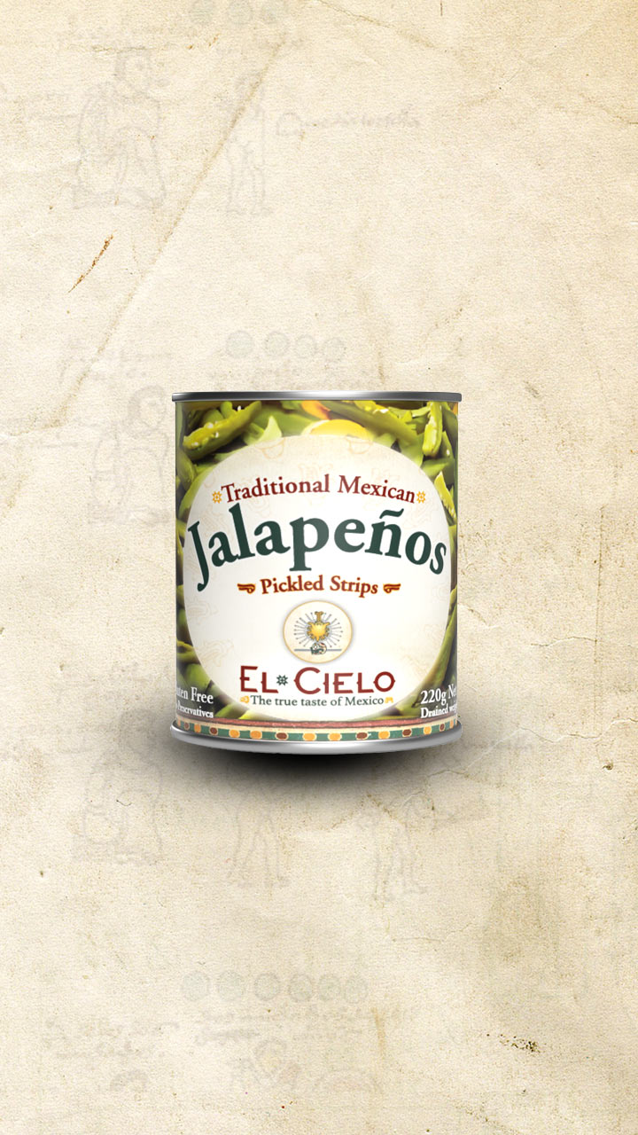 El Cielo - Sliced Jalapeños in Strips pickled with carrot and onions 220g - El Cielo