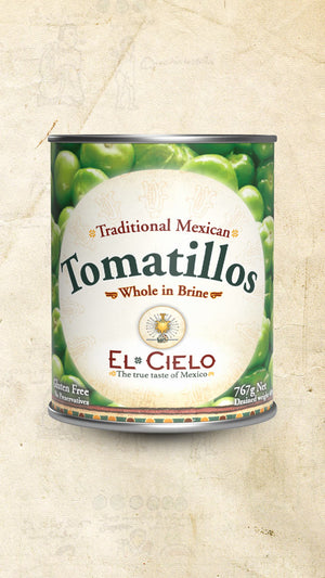 El Cielo Whole Green Tomatillos in Brine 767g